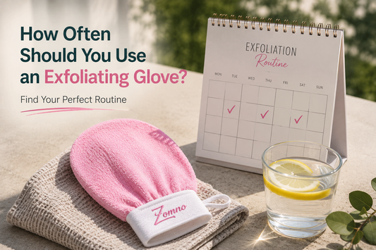 how often to use exfoliating glove for smooth skin and ingrown hair prevention routine